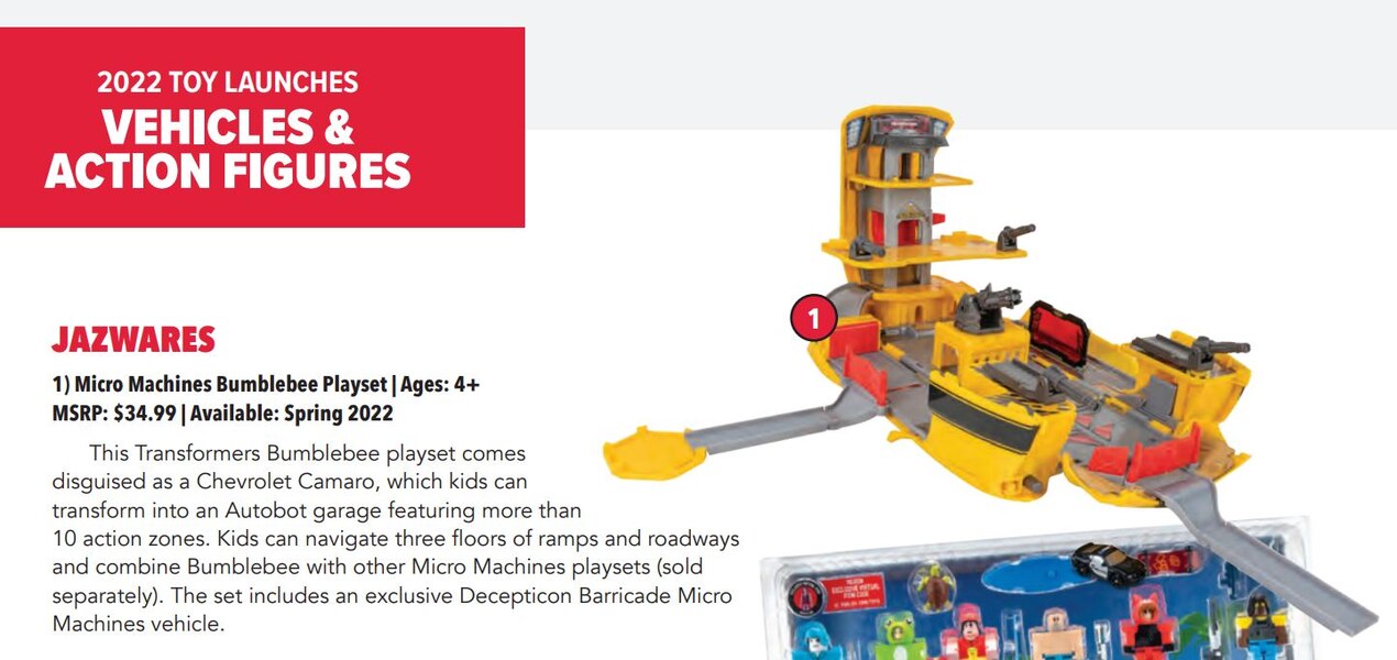 Transformers Micro Machines Bumblebee Playset Official Image  (1 of 2)